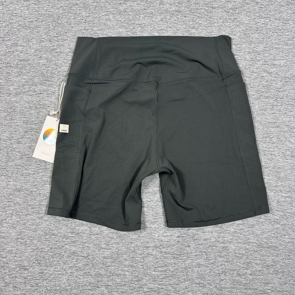 Vuori All The Form Short Womens XL Dark Jade Pocket 6'' Active Gym Fitness NEW - Picture 2 of 10